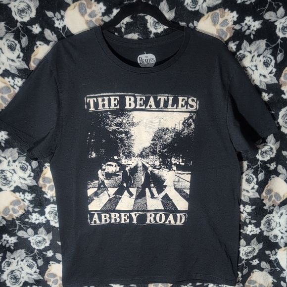 The Beatles Black Abbey Road Kids Tee - Picture 1 of 4